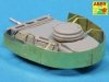 Aber 72A10 Osłony wieży do PzKpfw III / Turret skirts for PzKpfw III 1/72